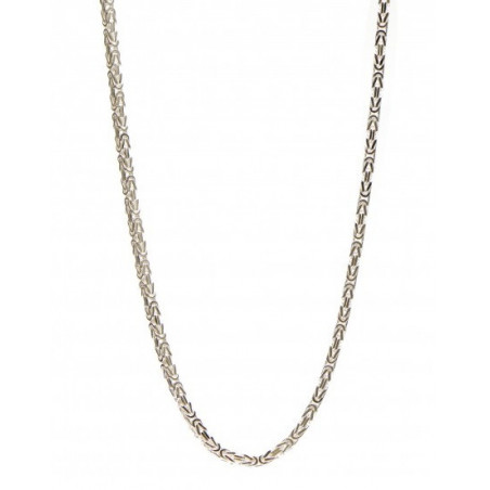 Zilveren koningsketting | Goedkope koningsketting | Byzantine ketting