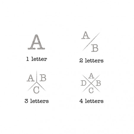 Oorbellen met letters | Letter oorbellen | Goedkope zilveren oorbellen cadeau kado