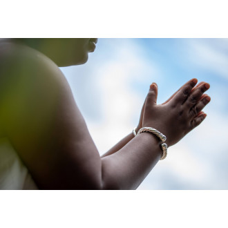 Surinaamse boei armband zilver | Surinaamse armband 2