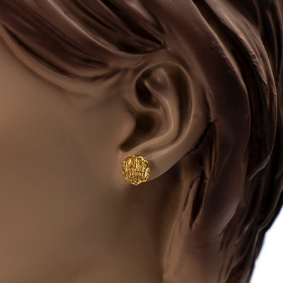 Gouden Surinaamse oorbellen | 18 karaat Surinaams goud | Surinaamse oorbellen | Piet piet oorbellen goud