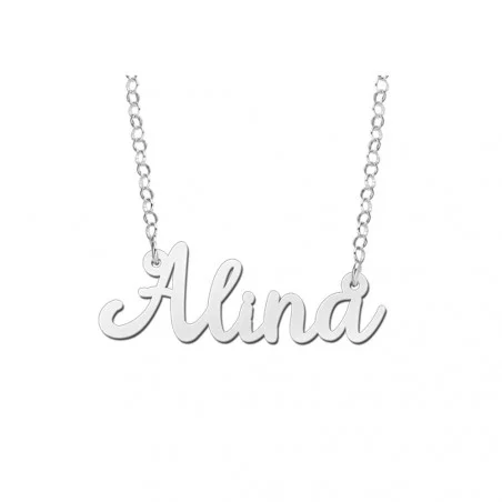 Naamketting - zilveren naamketting