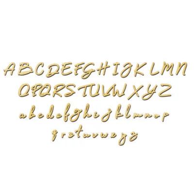 goudkleurige naamketting maken