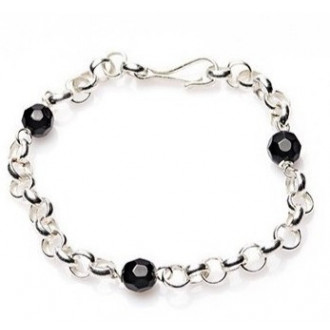 Lontai armband vrouw - Surinaamse armband zwarte kralen