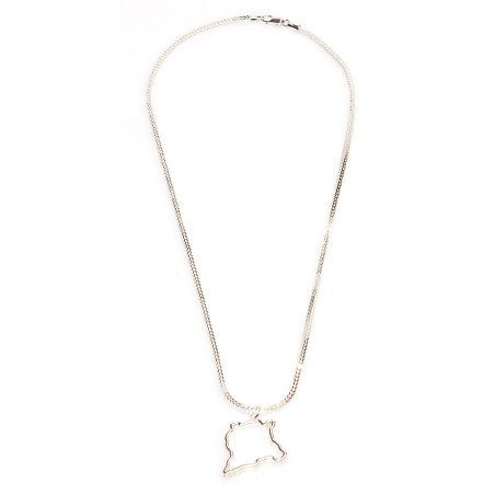 Surinaamse ketting met landkaart hanger | Surinaamse sieradenset