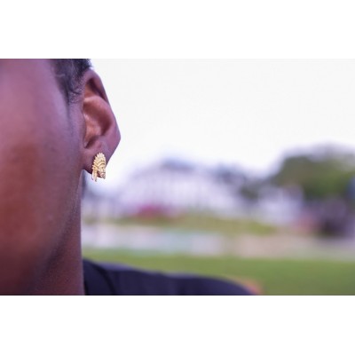 Indianen oorbellen Suriname | Gouden indianen oorbellen Surinaams | Surinaamse juwelier