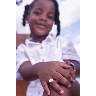Surinaamse mattenklopper ring kind | Mattenklopper ring meegroei | Surinaamse babysieraden