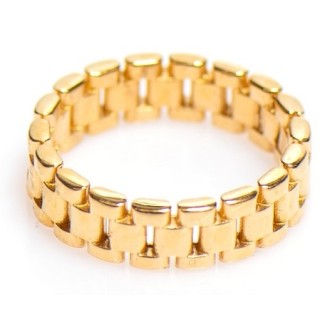 Rolex schakel ring | Rolex ring | Rollie ring | Schakel Rolex ring goud