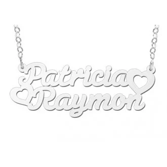 Dubbele naamketting | Naamketting namen