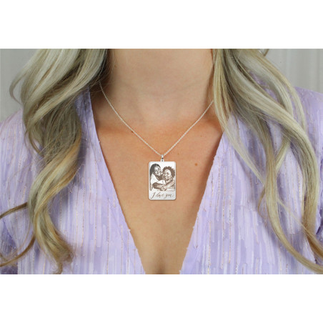 Foto hanger zilver | foto sieraad