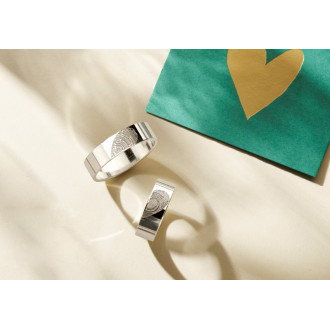 Ringenset met vingerafdrukken | Vriendschapsringen met vingerafdrukken 2