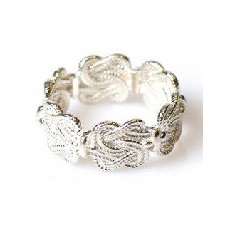 Mattenklopper ring - Surinaamse mattenklopper ring - mattenklopper ring zilver