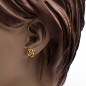 Gouden piet piet oorbellen | Gouden Surinaamse oorbellen | Surinaams goud 2